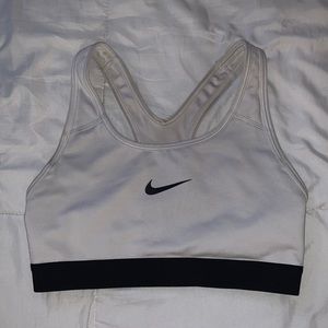 White Nike Sports Bra